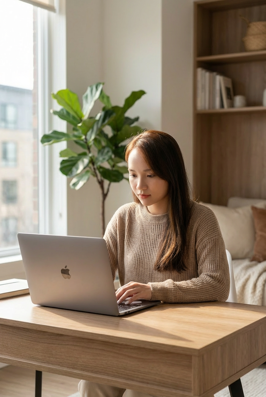 Quiet Growth workspace
